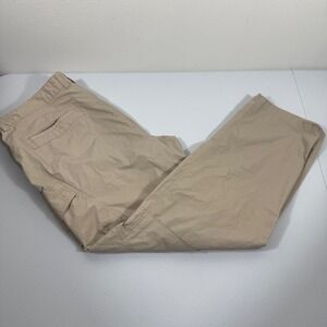 CQR‎ Mens Cargo Pants Tan Size 40W 30L Cotton Blend Outdoor Casual Work